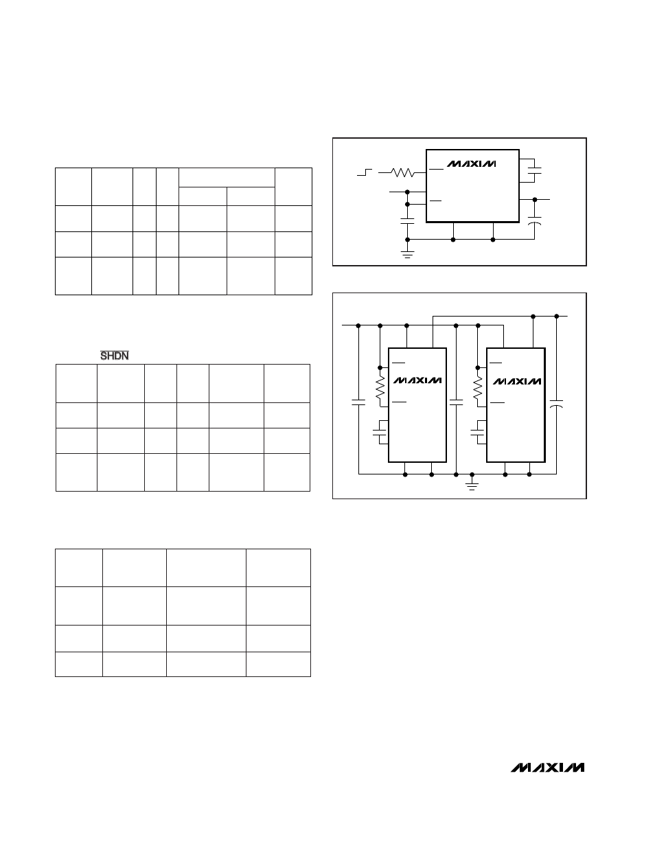 3v-input to regulated 5v-output charge pumps, 22µa, 1mhz), Table 4. recommended capacitor manufacturers | Rainbow Electronics MAX684 User Manual | Page 8 / 12
