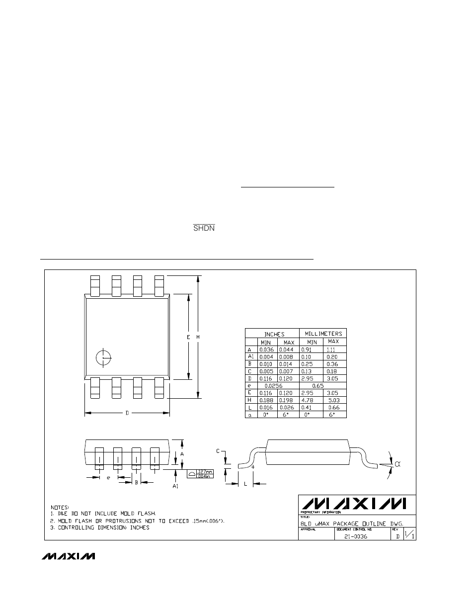 Chip information, Package information | Rainbow Electronics MAX684 User Manual | Page 9 / 12