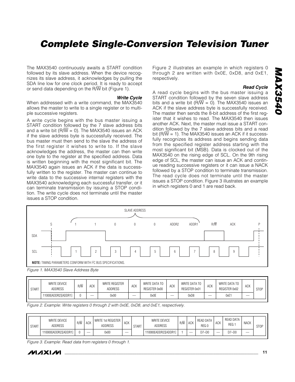 Rainbow Electronics MAX3540 User Manual | Page 11 / 16