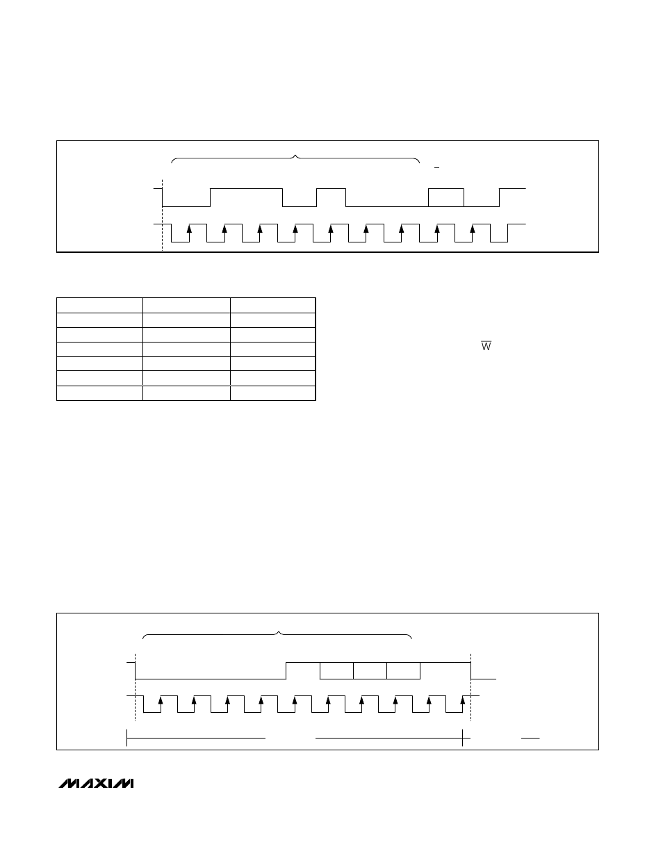 Table 1. i, C slave selection table | Rainbow Electronics MAX1362 User Manual | Page 13 / 24