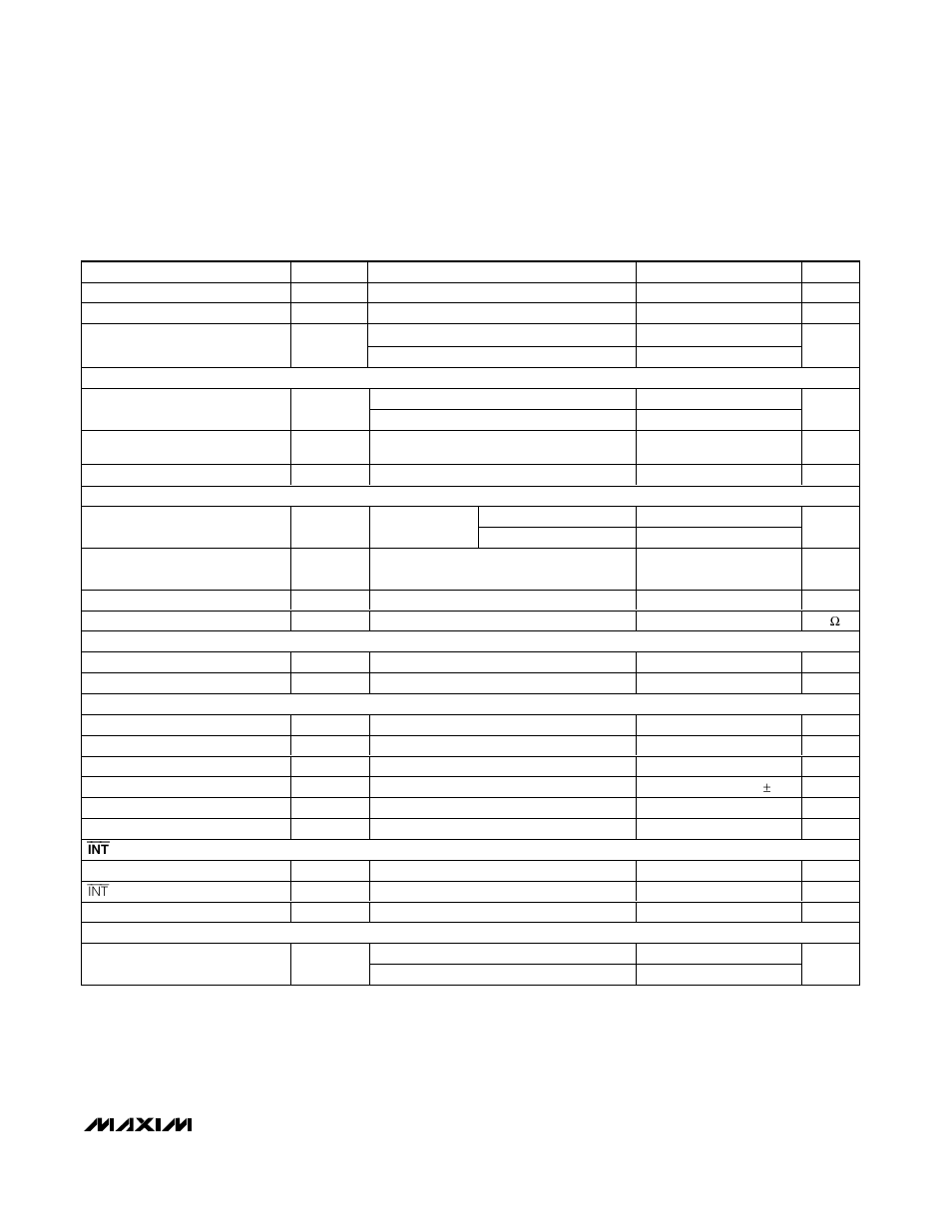 Electrical characteristics (continued) | Rainbow Electronics MAX1362 User Manual | Page 3 / 24