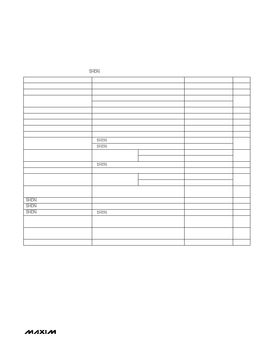 Electrical characteristics | Rainbow Electronics MAX607 User Manual | Page 3 / 12