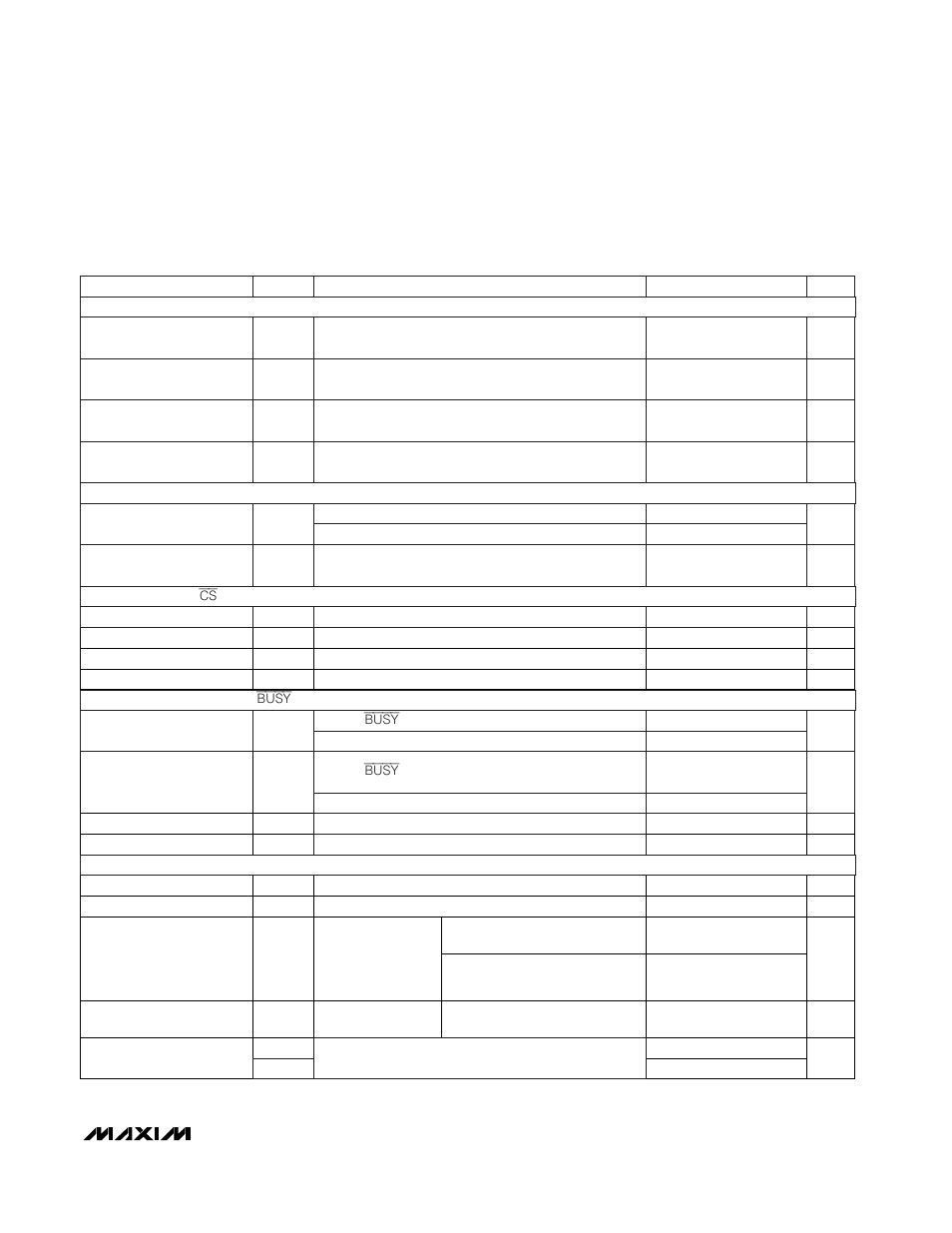 Electrical characteristics—max110 (continued) | Rainbow Electronics MAX111 User Manual | Page 3 / 24