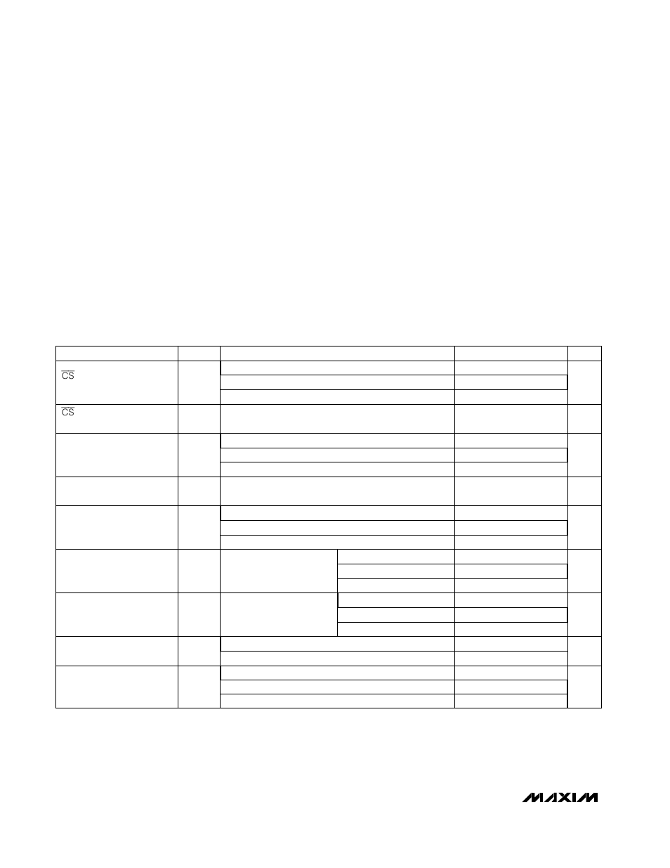 Timing characteristics (see figure 6) | Rainbow Electronics MAX111 User Manual | Page 6 / 24