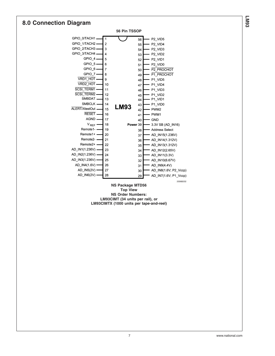0 connection diagram | Rainbow Electronics LM93 User Manual | Page 7 / 92