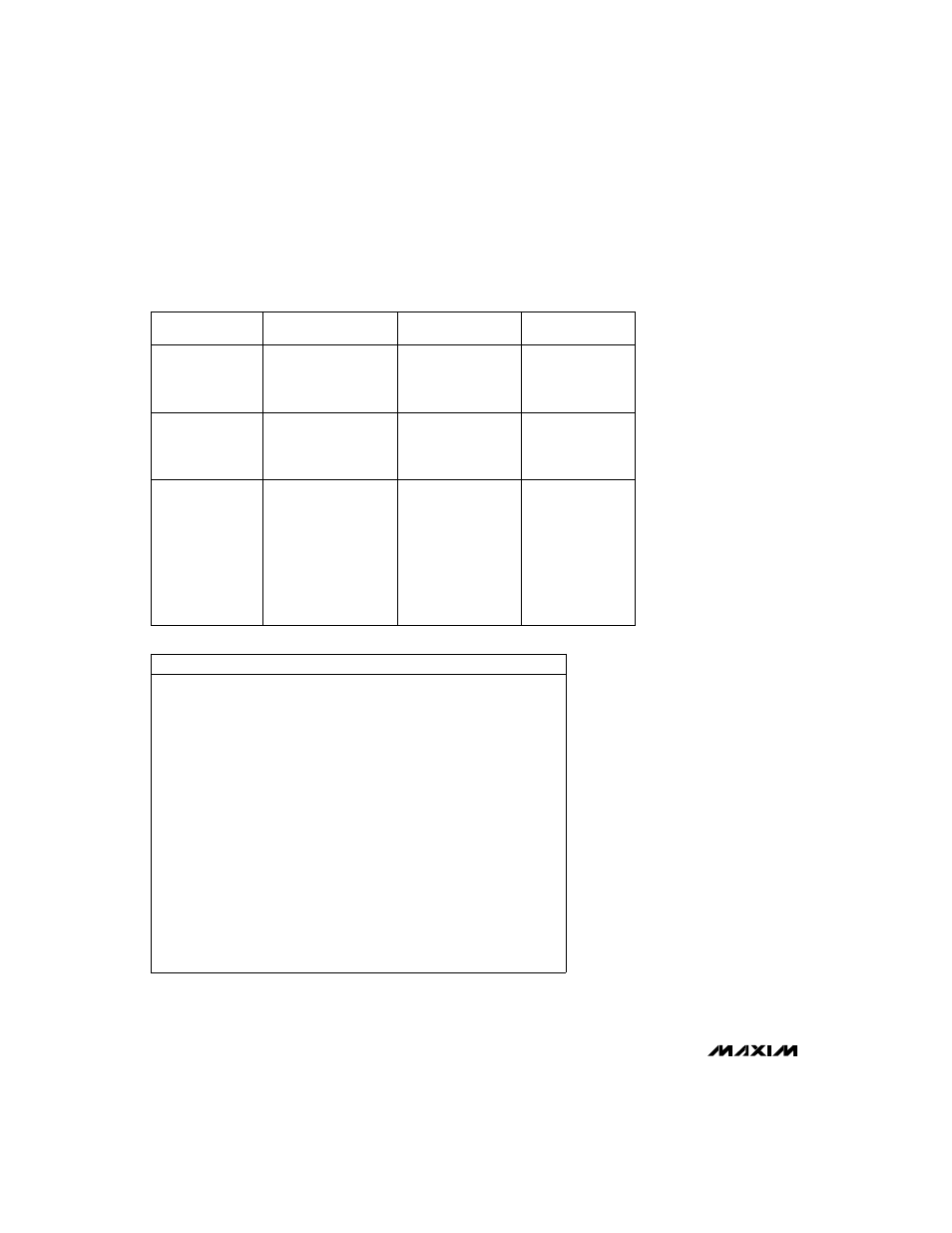 Table 1. component suppliers | Rainbow Electronics MAX859 User Manual | Page 10 / 12