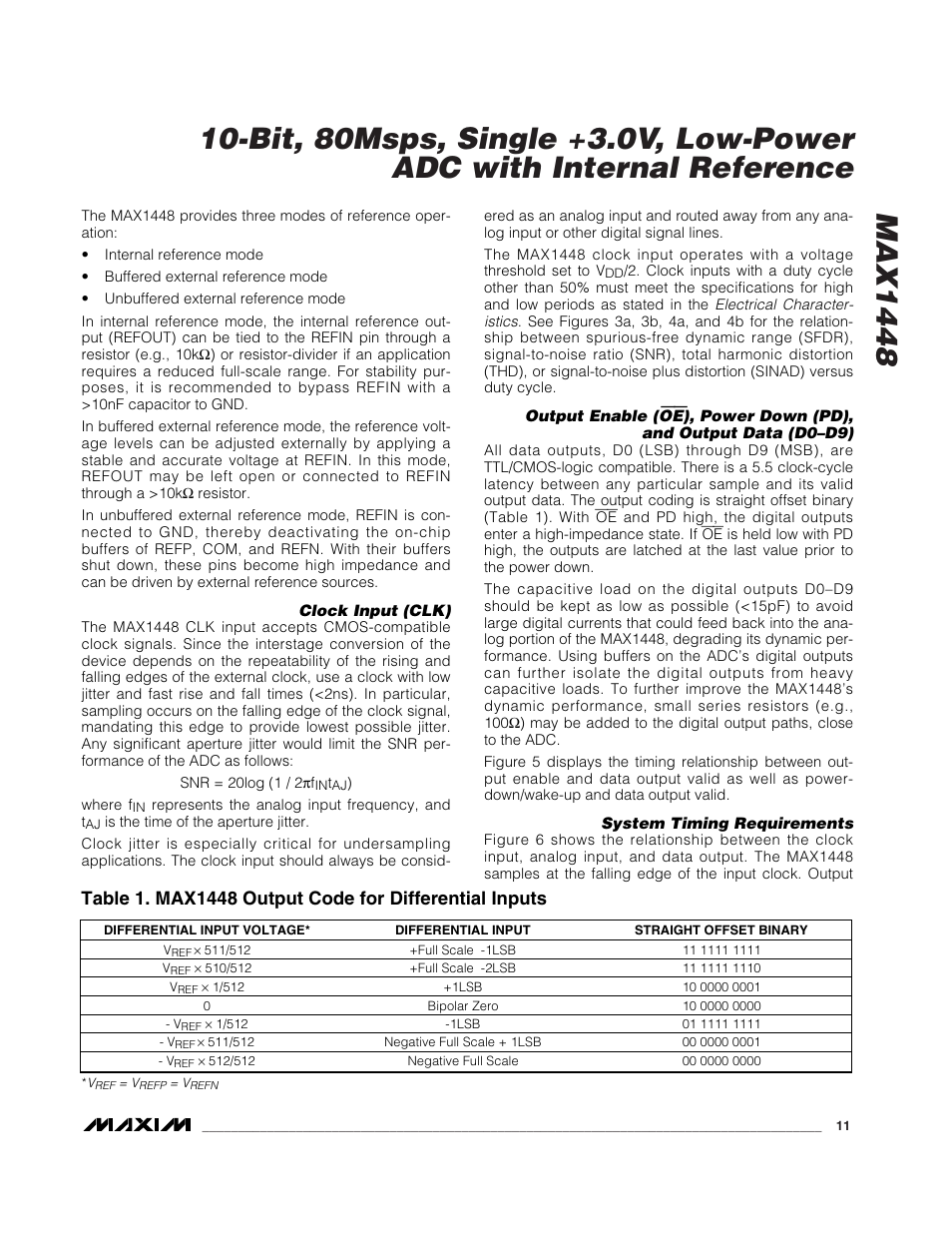 Rainbow Electronics MAX1448 User Manual | Page 11 / 18