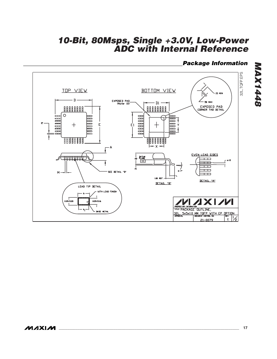 Rainbow Electronics MAX1448 User Manual | Page 17 / 18