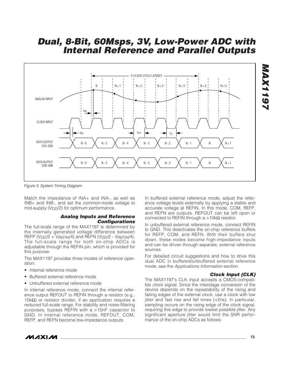 Rainbow Electronics MAX1197 User Manual | Page 13 / 22