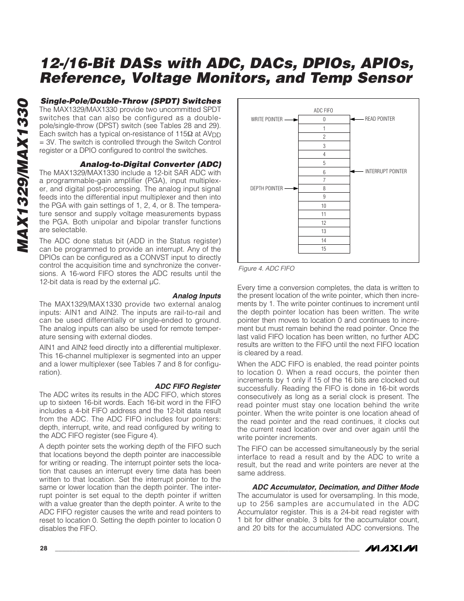 Rainbow Electronics MAX1329 User Manual | Page 28 / 78
