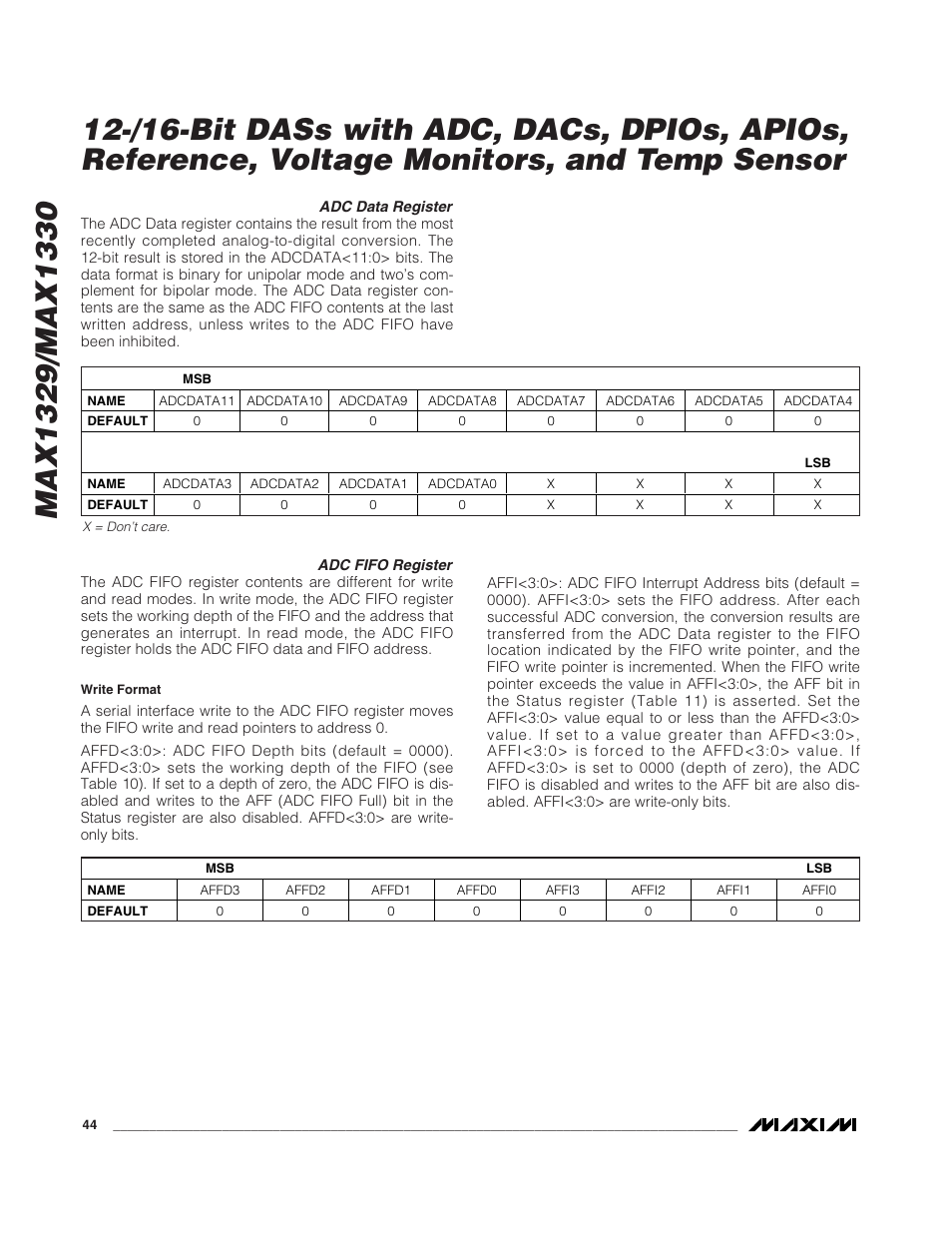 Rainbow Electronics MAX1329 User Manual | Page 44 / 78