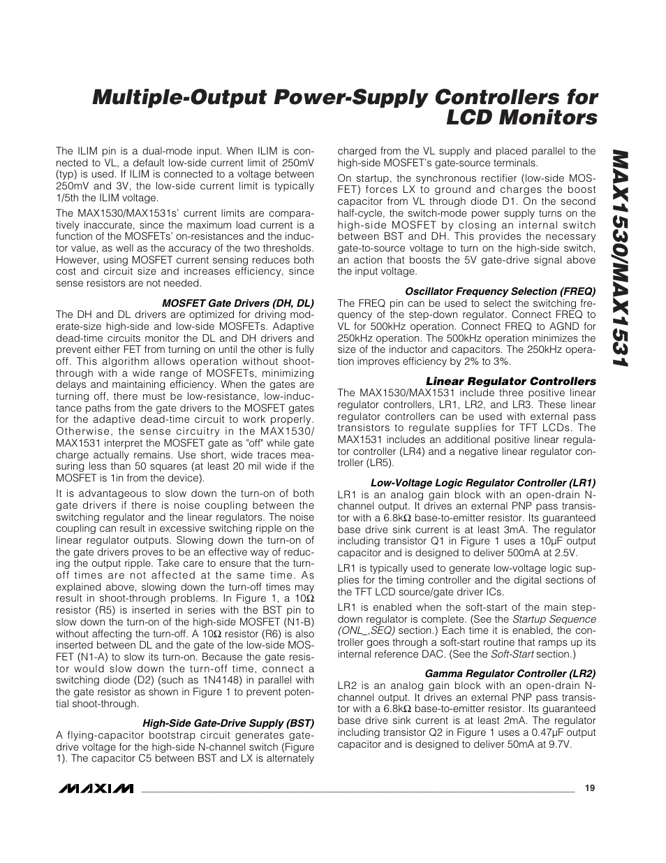 Rainbow Electronics MAX1531 User Manual | Page 19 / 33