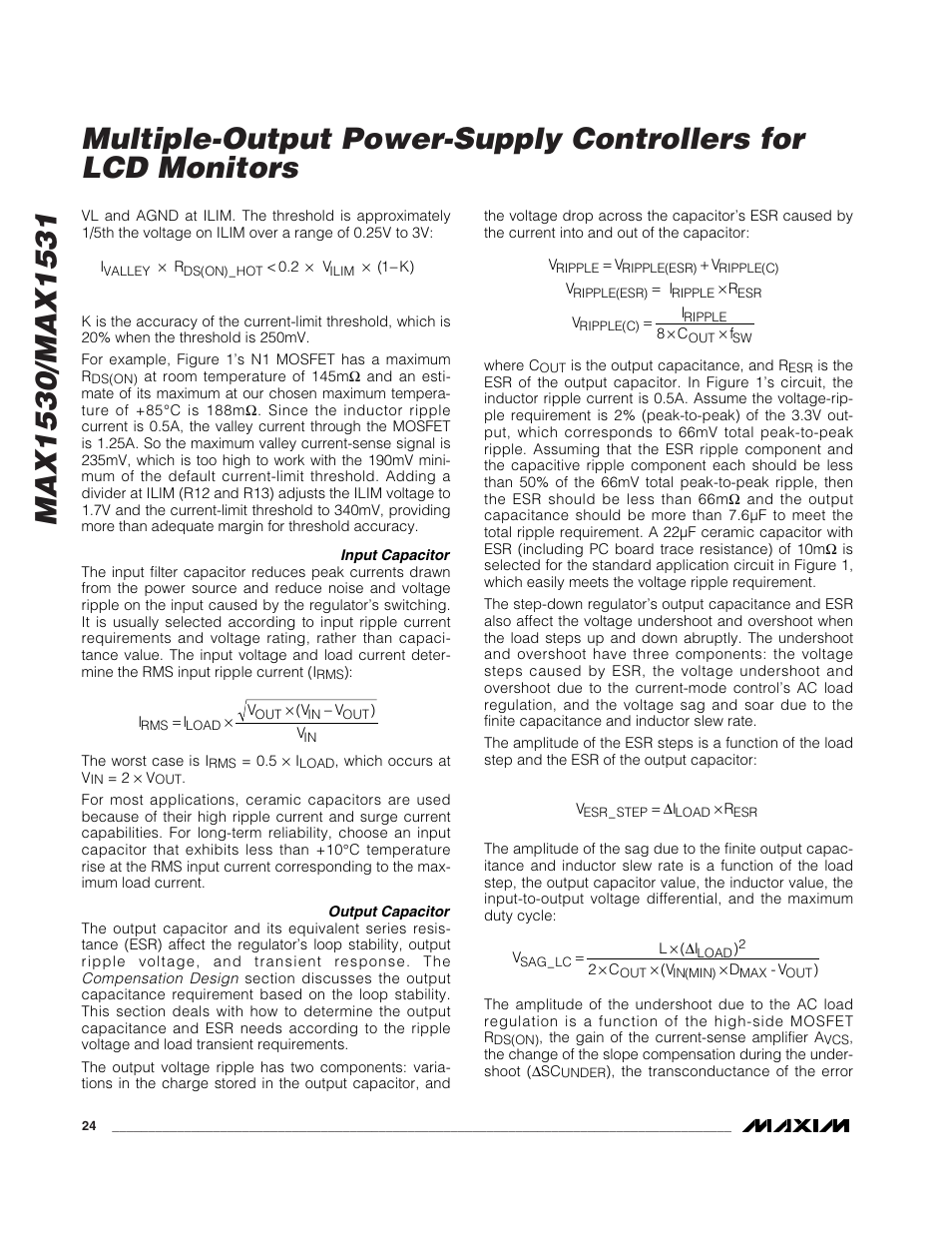 Rainbow Electronics MAX1531 User Manual | Page 24 / 33