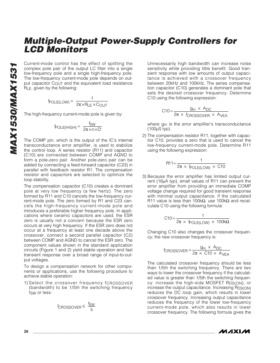 Rainbow Electronics MAX1531 User Manual | Page 26 / 33