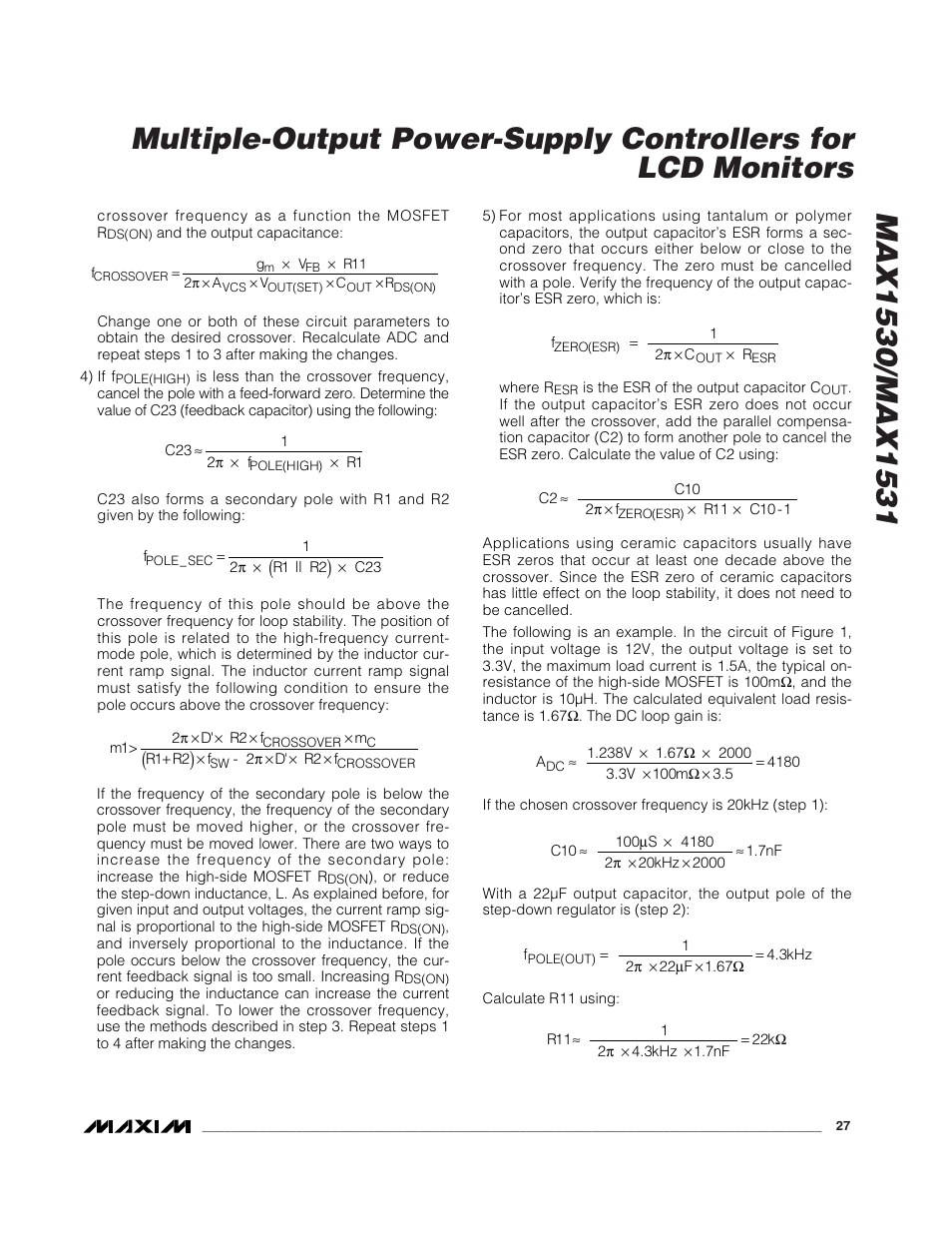 Rainbow Electronics MAX1531 User Manual | Page 27 / 33
