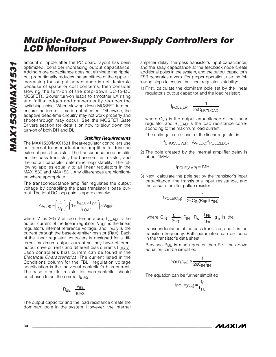 Rainbow Electronics MAX1531 User Manual | Page 30 / 33