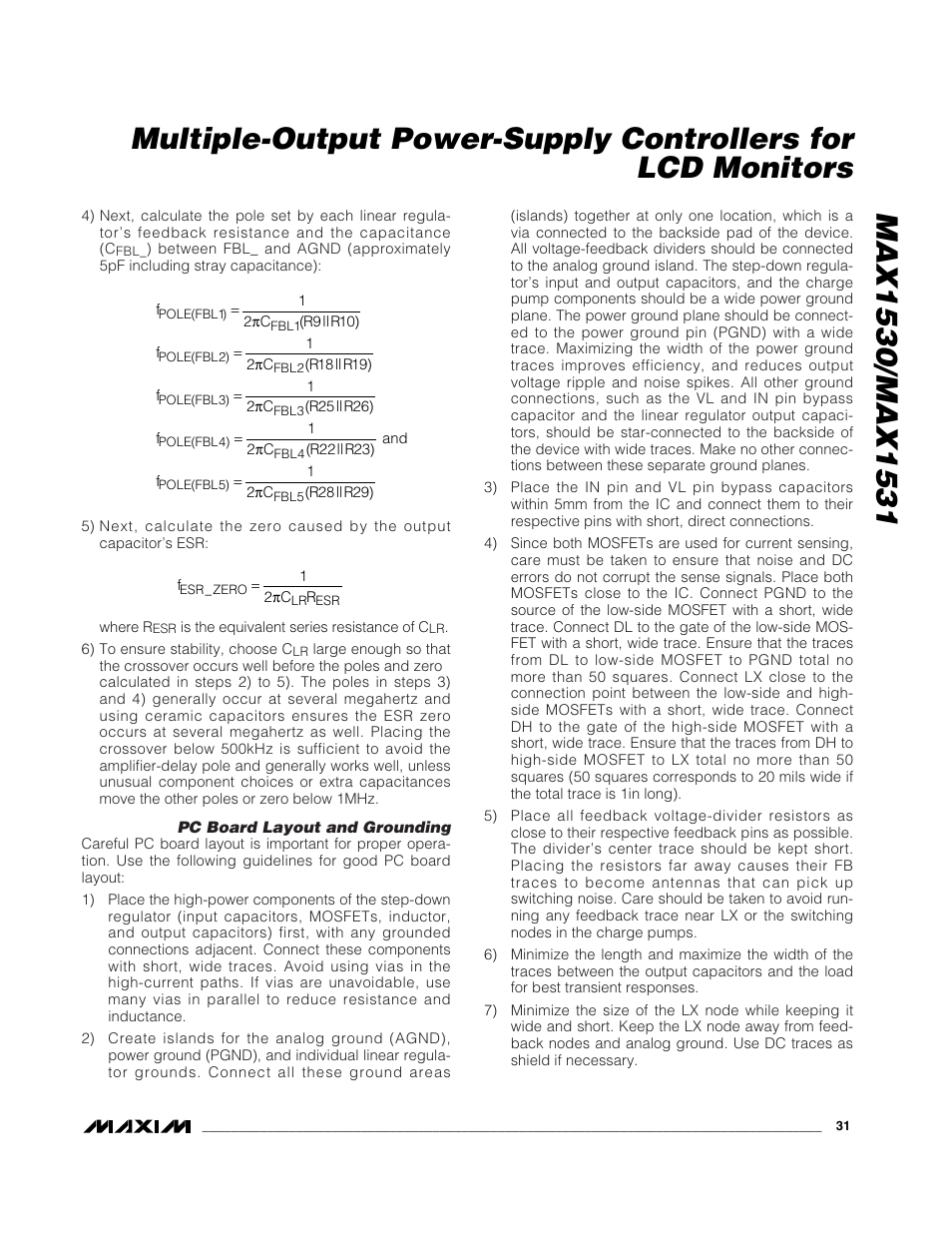Rainbow Electronics MAX1531 User Manual | Page 31 / 33