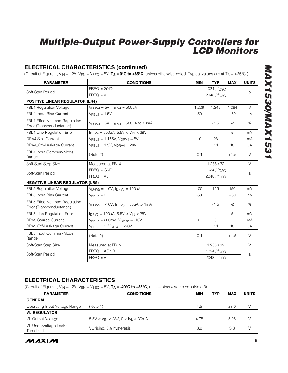 Rainbow Electronics MAX1531 User Manual | Page 5 / 33