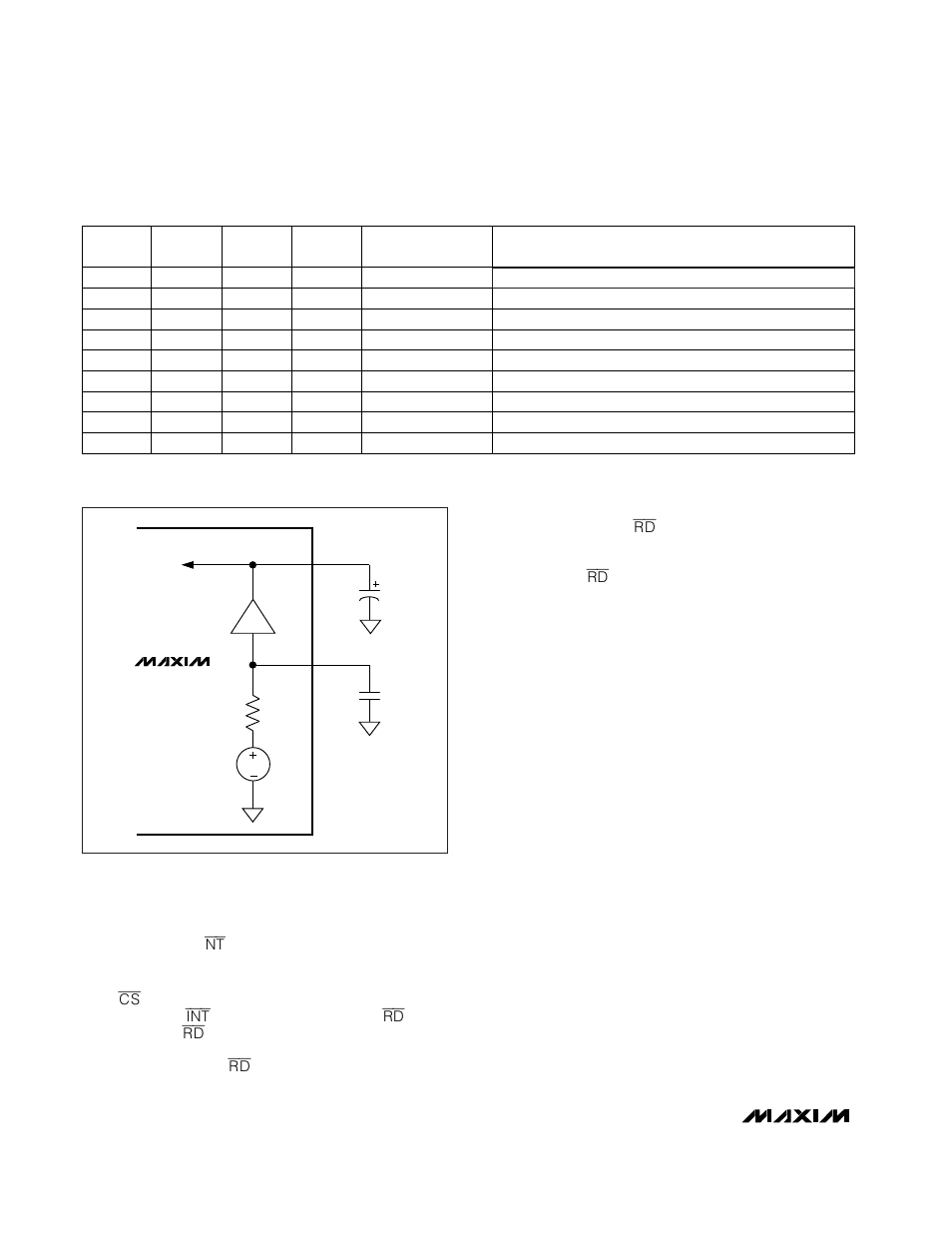 2x4-channel, simultaneous-sampling 14-bit das, Applications information, Table 1. modes of operation | Rainbow Electronics MAX126 User Manual | Page 10 / 16