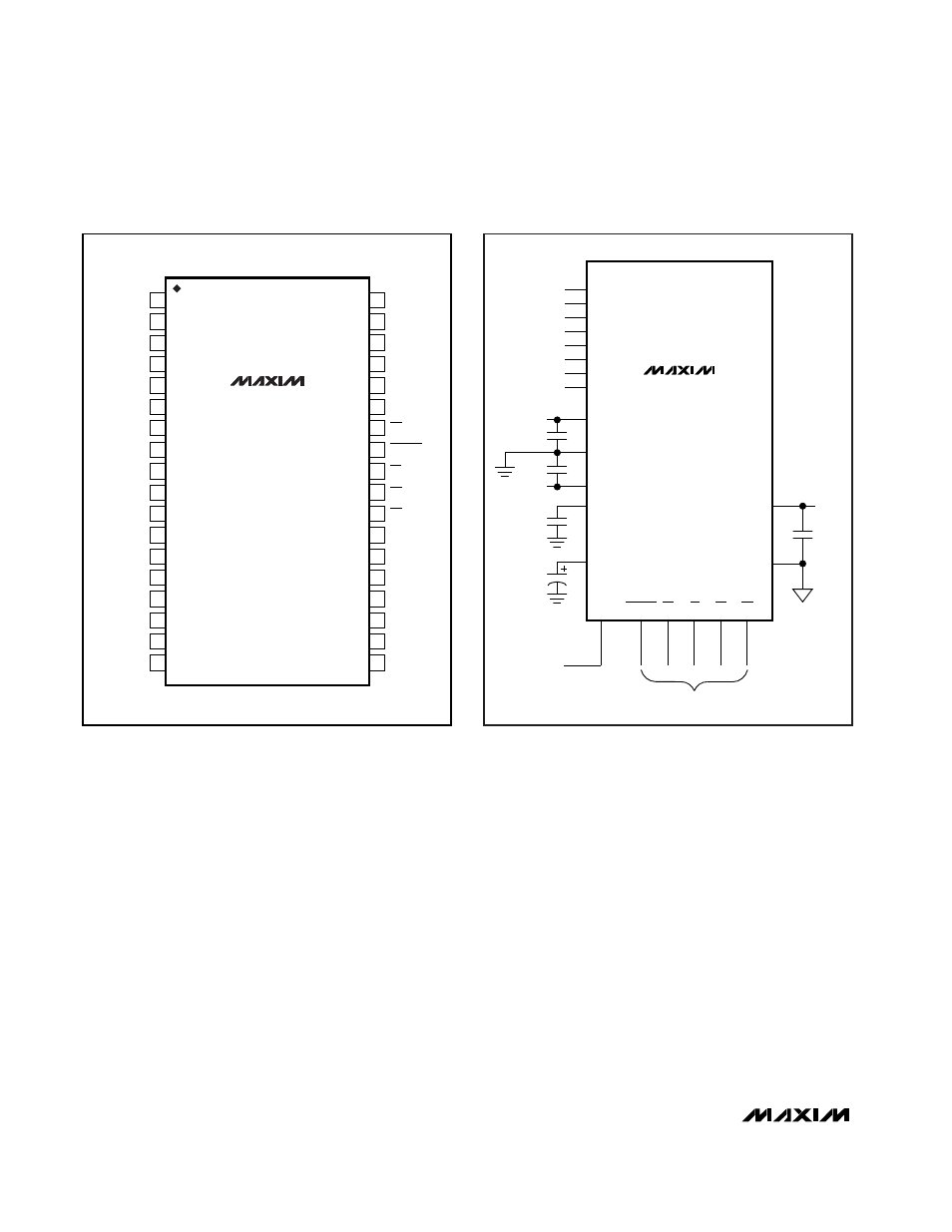 Pin configuration, Typical operating circuit, Chip information | Rainbow Electronics MAX126 User Manual | Page 14 / 16