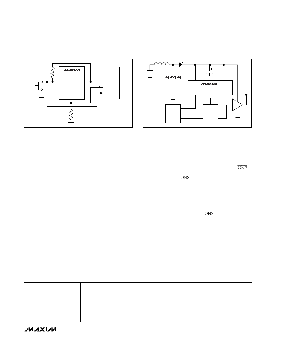 Applications information, Table 3. available output power | Rainbow Electronics MAX849 User Manual | Page 13 / 16