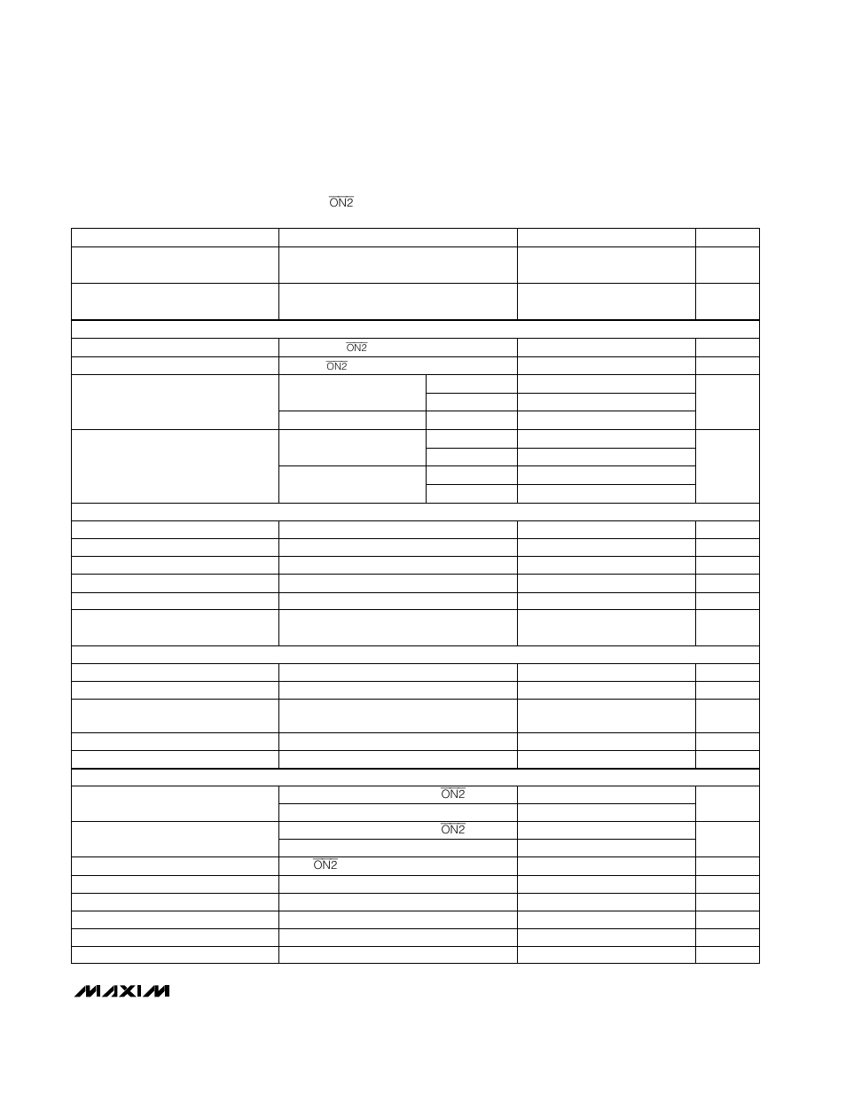 Electrical characteristics (continued) | Rainbow Electronics MAX849 User Manual | Page 3 / 16