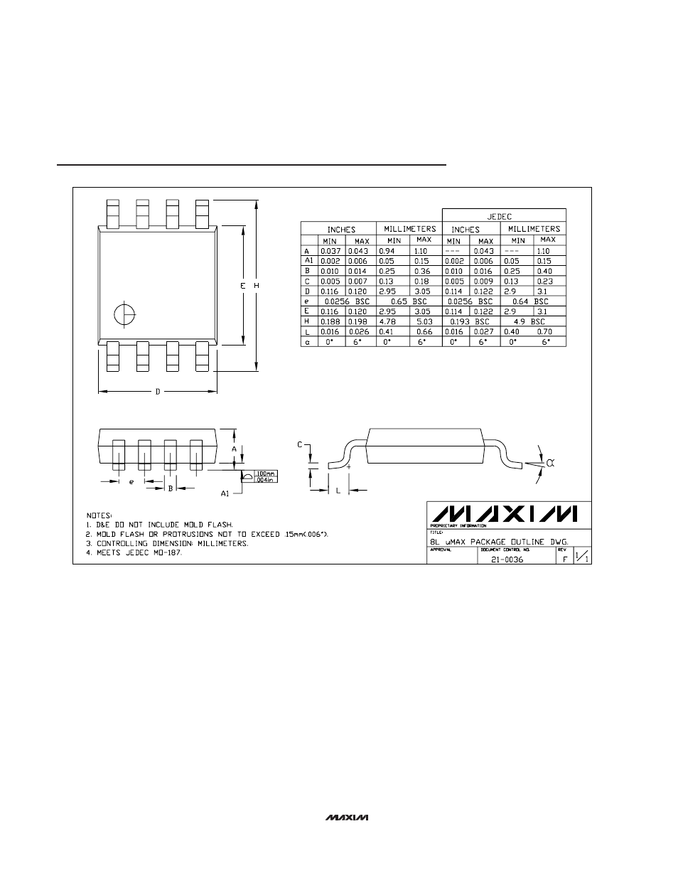 Package information | Rainbow Electronics MAX1686H User Manual | Page 8 / 8