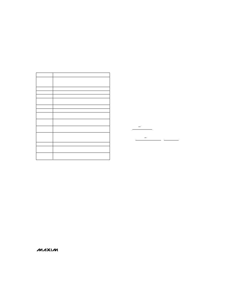 Table 2. component suppliers | Rainbow Electronics MAX1627 User Manual | Page 11 / 16
