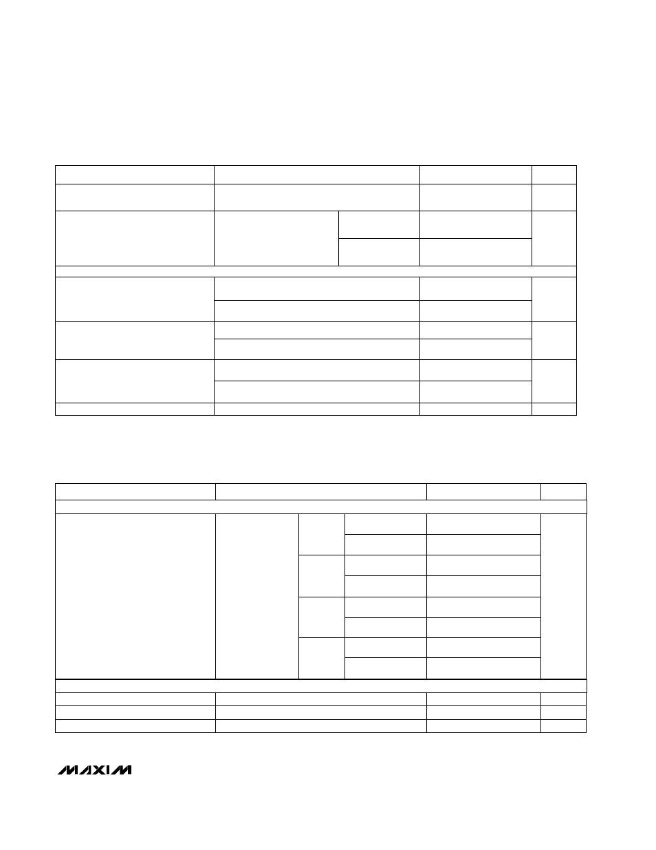 Electrical characteristics—3v operation | Rainbow Electronics MAX934 User Manual | Page 3 / 16