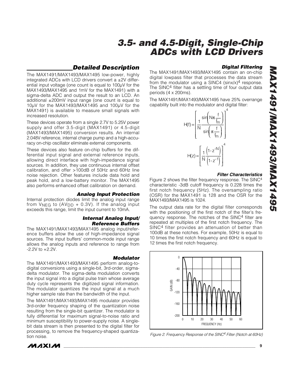 Detailed description | Rainbow Electronics MAX1495 User Manual | Page 9 / 25