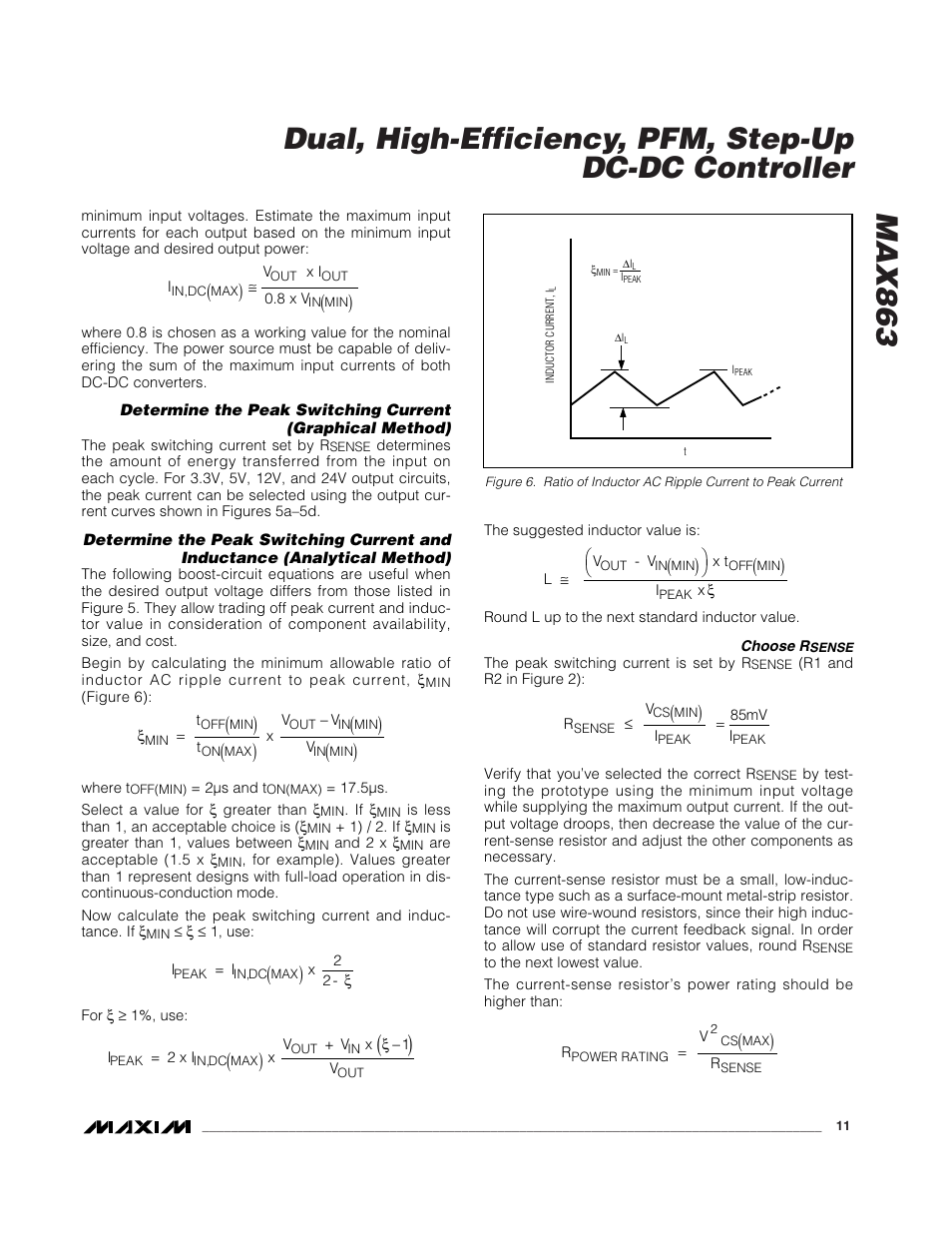 Rainbow Electronics MAX863 User Manual | Page 11 / 16