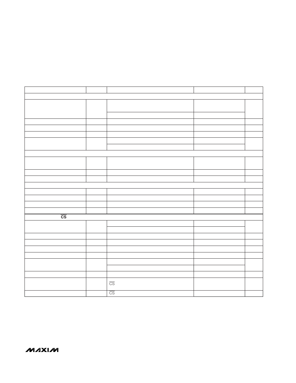 Electrical characteristics (continued) | Rainbow Electronics MAX159 User Manual | Page 3 / 16