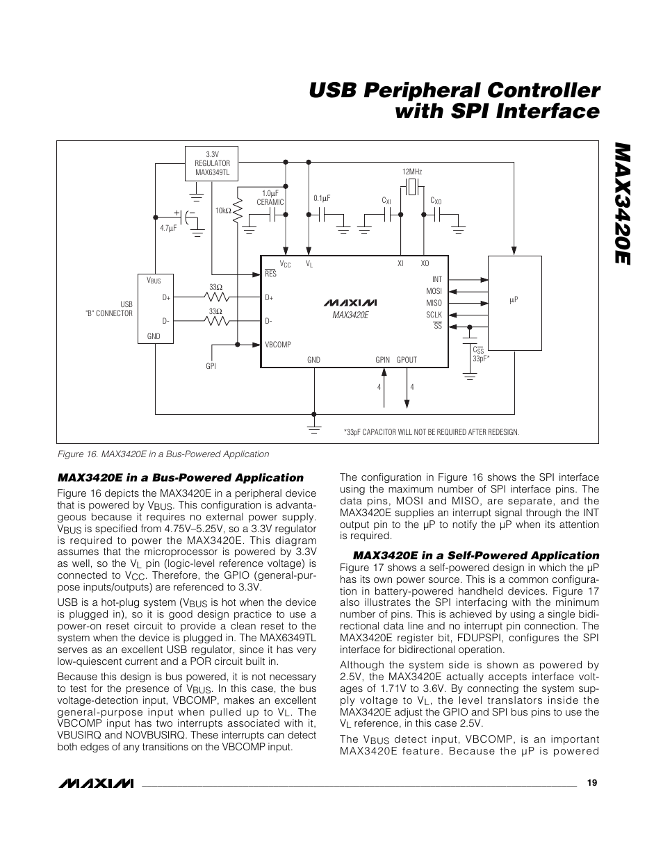 Rainbow Electronics MAX3420E User Manual | Page 19 / 23