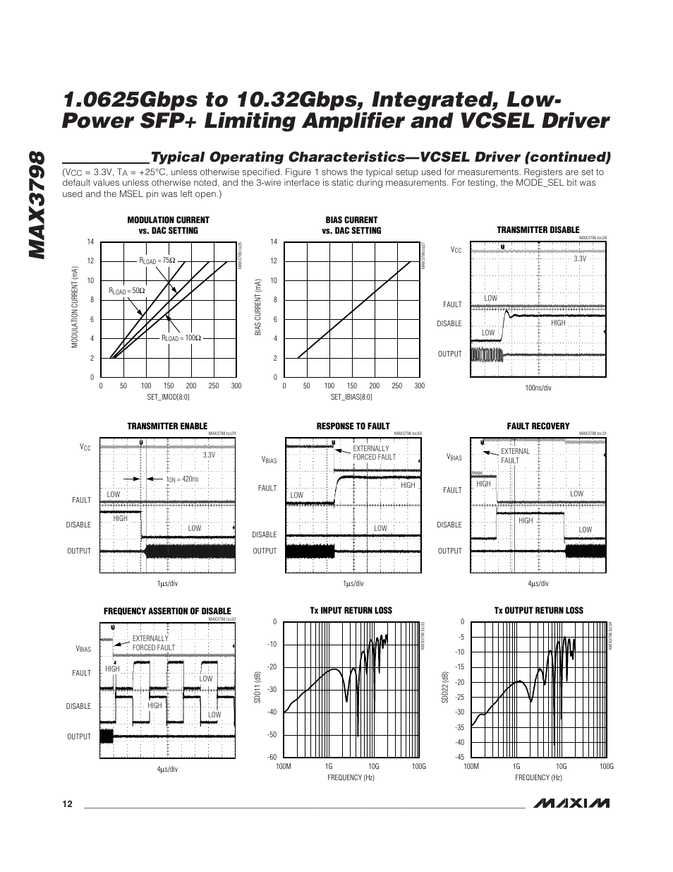 Rainbow Electronics MAX3798 User Manual | Page 12 / 35