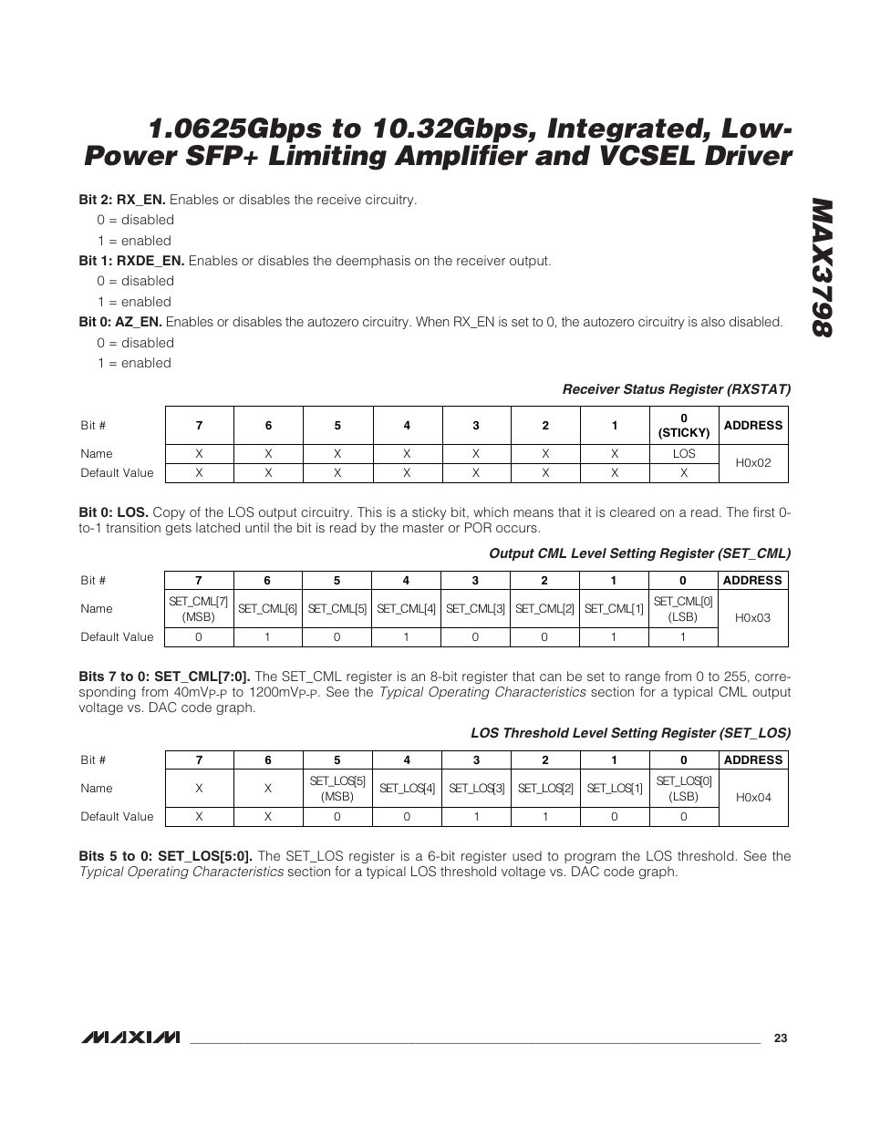 Rainbow Electronics MAX3798 User Manual | Page 23 / 35