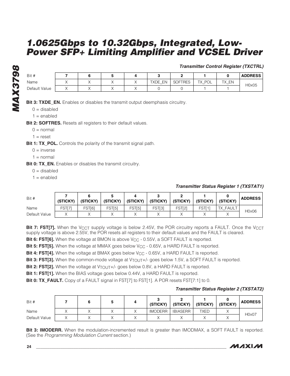 Max3798 | Rainbow Electronics MAX3798 User Manual | Page 24 / 35