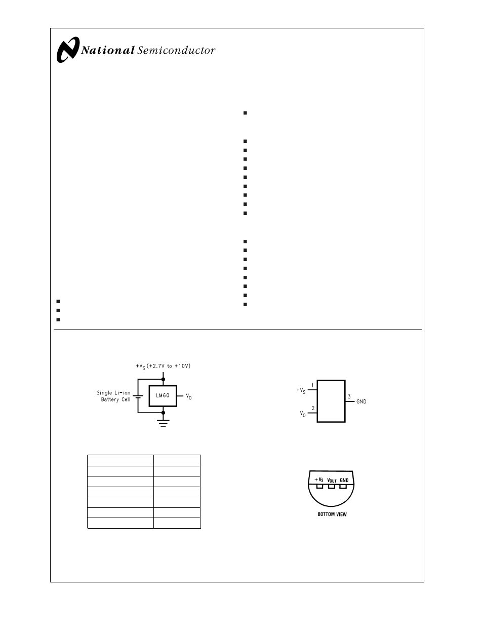 Rainbow Electronics LM60 User Manual | 9 pages