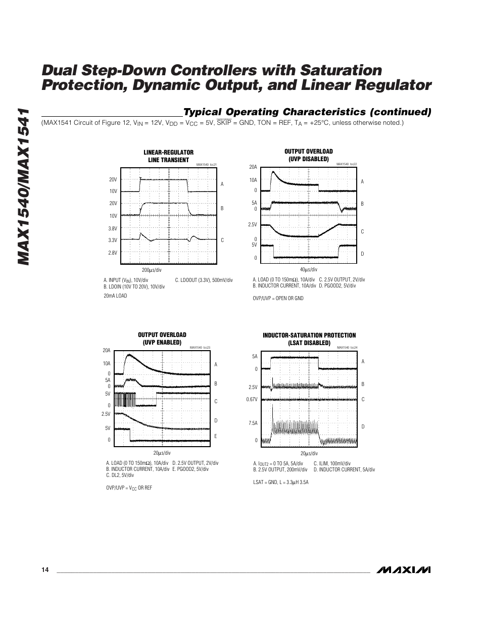 Typical operating characteristics (continued) | Rainbow Electronics MAX1541 User Manual | Page 14 / 49