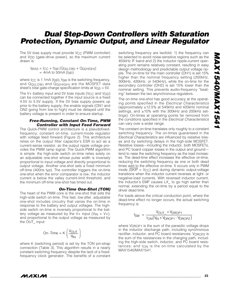 Rainbow Electronics MAX1541 User Manual | Page 23 / 49