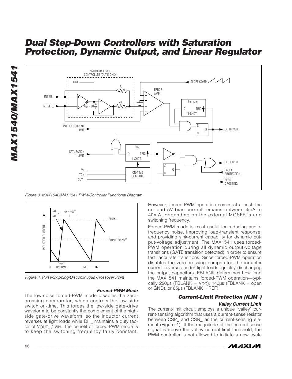 Current-limit protection (ilim_) | Rainbow Electronics MAX1541 User Manual | Page 26 / 49