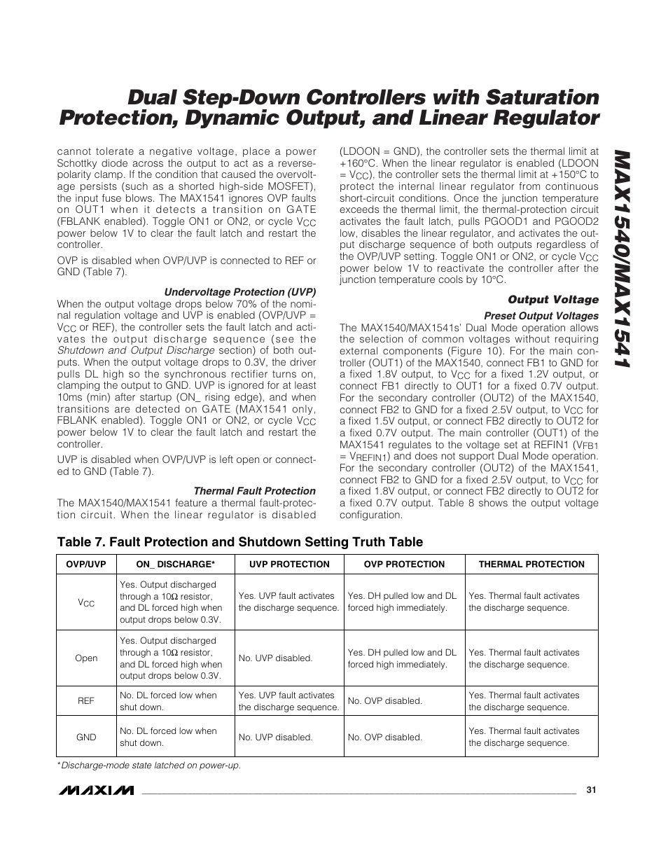 Rainbow Electronics MAX1541 User Manual | Page 31 / 49