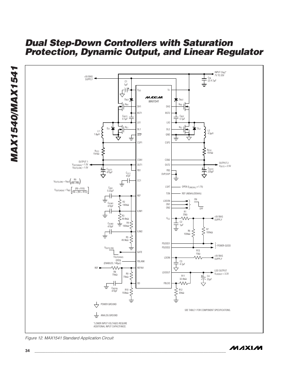 Rainbow Electronics MAX1541 User Manual | Page 34 / 49