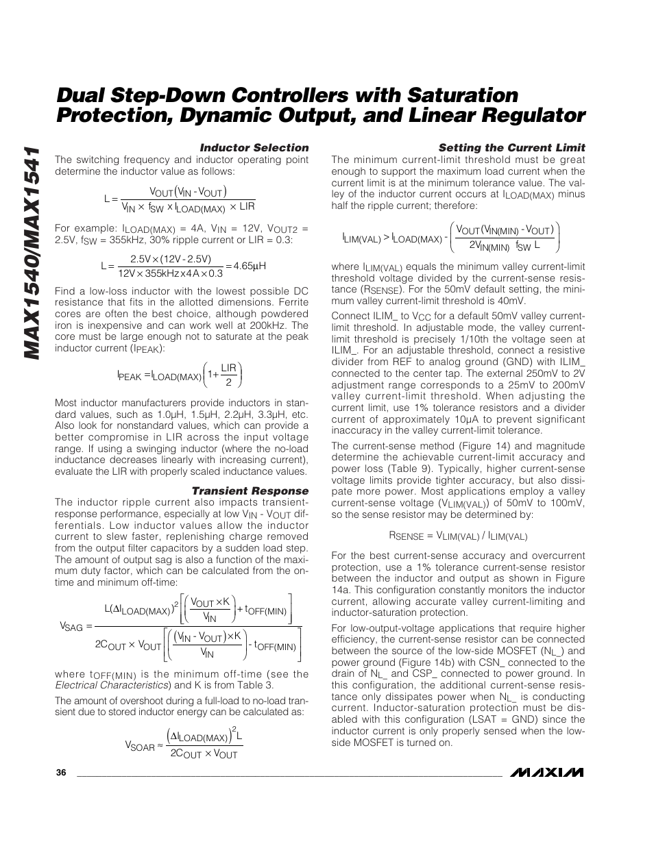 Rainbow Electronics MAX1541 User Manual | Page 36 / 49