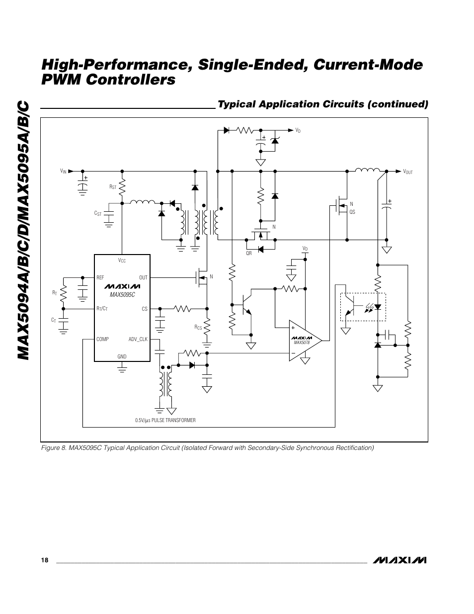 Typical application circuits (continued) | Rainbow Electronics MAX5095A User Manual | Page 18 / 22
