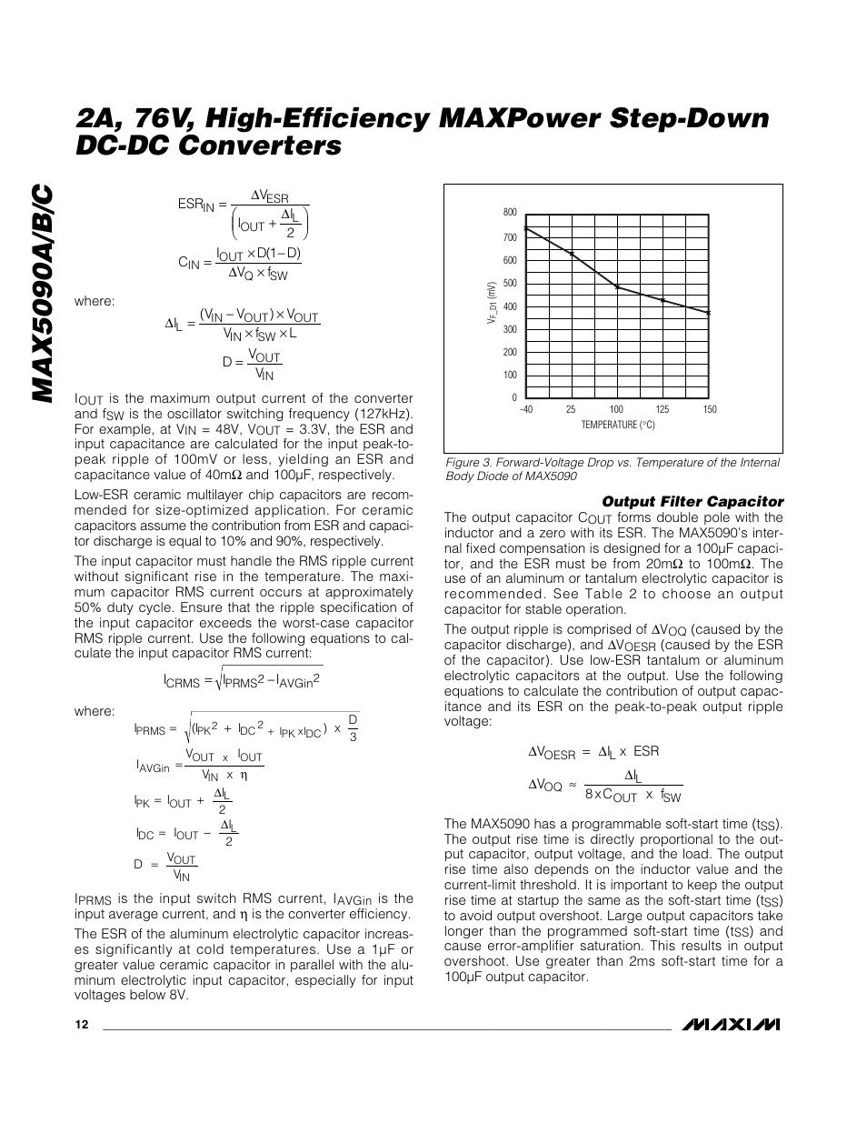 Rainbow Electronics MAX5090C User Manual | Page 12 / 17