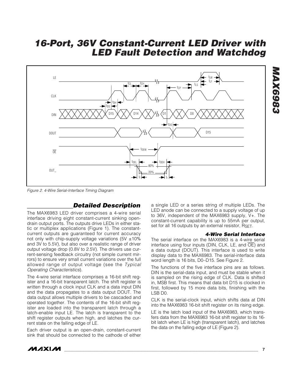 Detailed description | Rainbow Electronics MAX6983 User Manual | Page 7 / 12