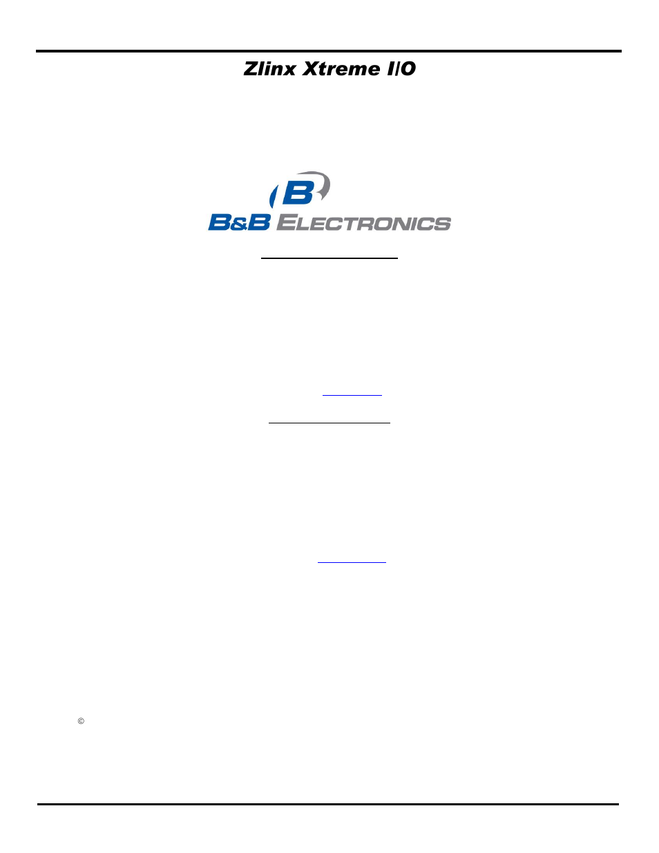 Zlinx xtreme i/o | B&B Electronics ZXT9-IOA-KIT - Manual User Manual | Page 2 / 75