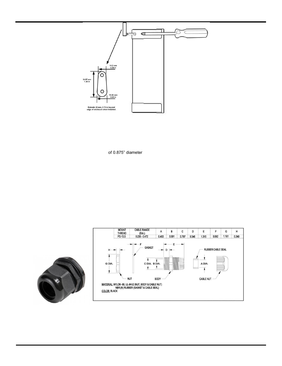 Abling, Ptions, Cable glands | B&B Electronics ZXT9-IOA-KIT - Manual User Manual | Page 20 / 75