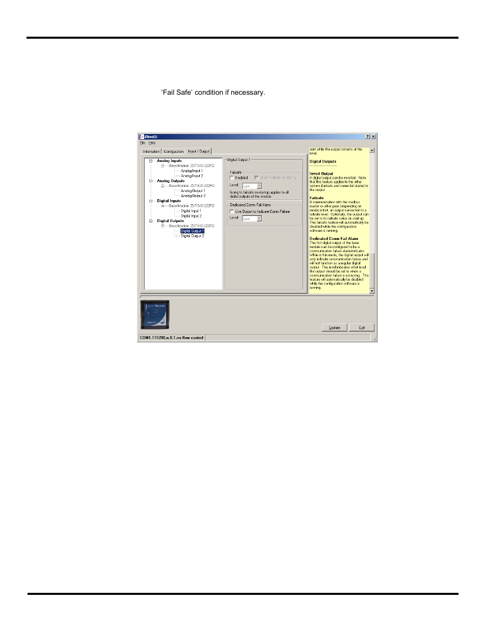 Digital (relay) output configuration, Analog input configuration | B&B Electronics ZXT9-IOA-KIT - Manual User Manual | Page 49 / 75