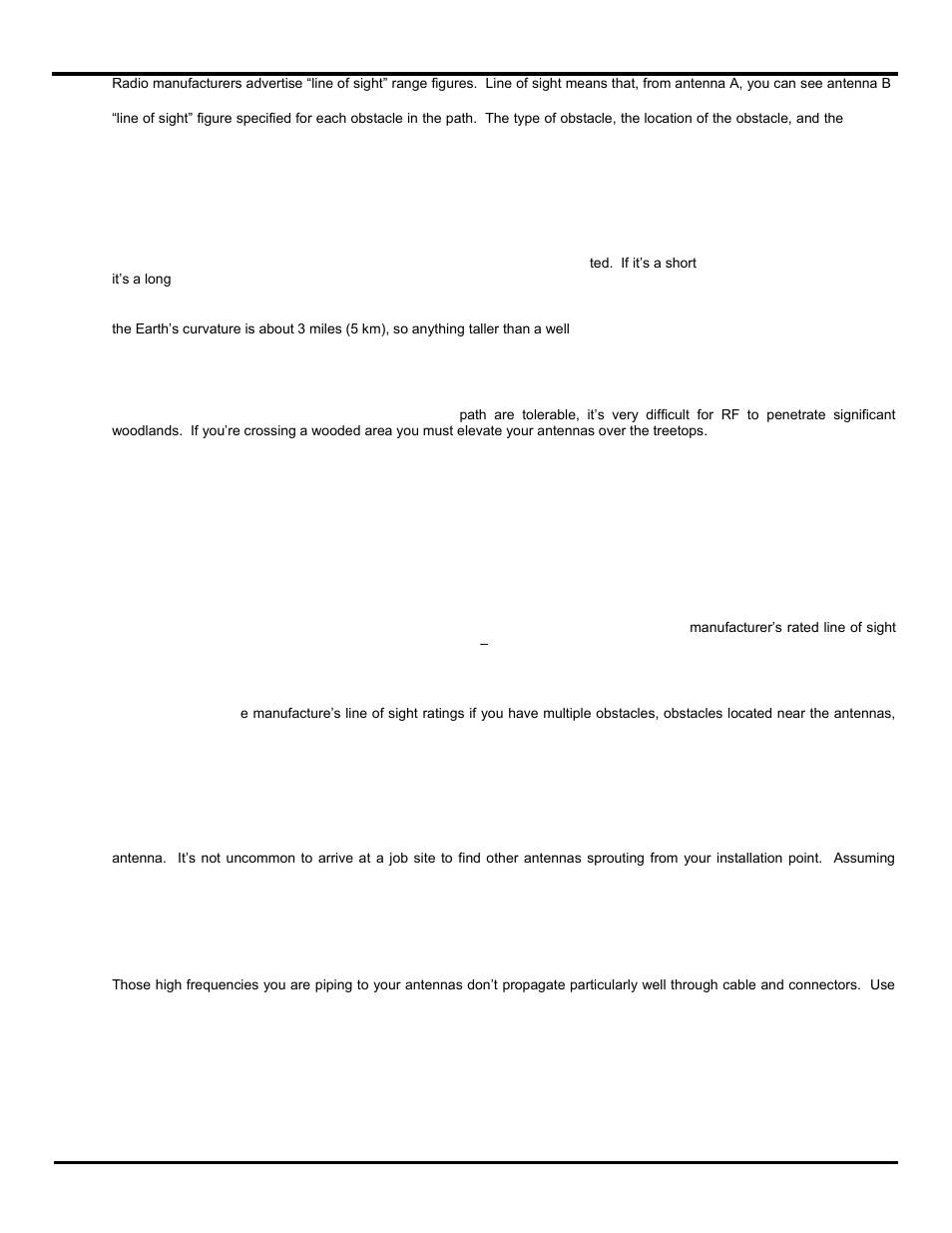 Path loss rules of thumb, Antennas, Cable loss | B&B Electronics ZXT9-IOA-KIT - Manual User Manual | Page 70 / 75